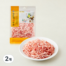 해살이 황토가마에 구운 홍진미채, 2개, 150g