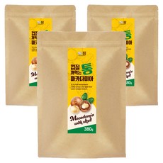 Royal Food 帶殼原粒夏威夷豆, 380g, 3個