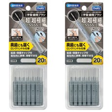 EBiSU 惠百施 I型有蓋牙間刷 SSSS 超-超極細 20支, 2組