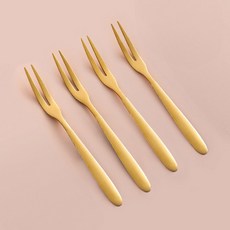 유로피안 티포크, 골드, 4개