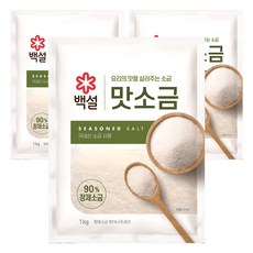 CJ BEKSUL 白雪 風味鹽, 1kg, 3個
