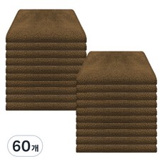 World Clean 多功能超細纖維抹布 小型 棕色, 60個