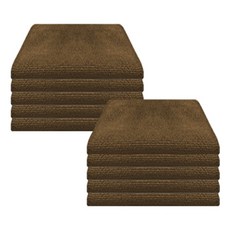 월드크린 멀티플 극세사 행주 소형 브라운, 10개