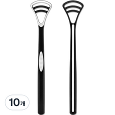 抗衰老三重舌頭清潔劑黑色, 10個