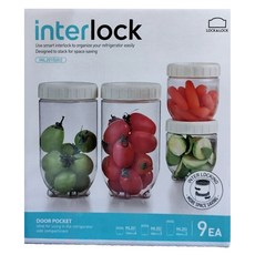 LocknLock 樂扣樂扣 儲物罐套裝9件組 WHT 12, INL201S002-CHS, 1組