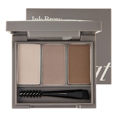 [純素生活] THE FACE SHOP 持久染眉彩盤組 3.5g, 02 煙燻灰, 1個