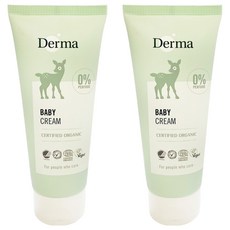 Derma 寶寶護膚霜，有機，0%香料色素, 2條, 100ml