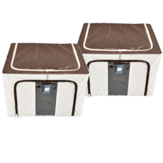 볼매다움 대용량 리빙박스, 아이보리, 100L, 2개