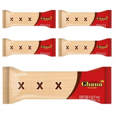 가나초코바 땅콩, 45g, 5개