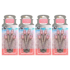 양키캔들 벤트스틱 차량용 방향제, 4개, 핑크샌드