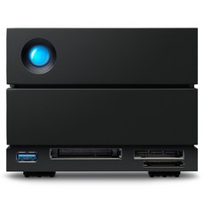 씨게이트 LaCie 2Big dock Thunderbolt 3 외장 하드 디스크, 40TB, 블랙