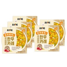 ALVINS 愛彬思 快速上菜 我家孩子的韓牛咖哩, 5個, 咖哩