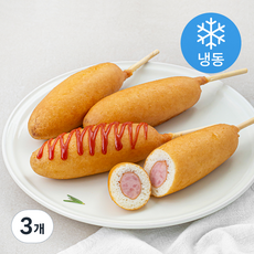 코다노 오리지널 핫도그 c (냉동), 70g, 6개입, 3개