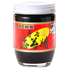 味島 香菇海苔醬 純素, 190g, 1罐