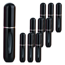 에이비엠코리아 프리미엄 펌핑식 향수공병 1.7 x 8 cm, 블랙, 10개