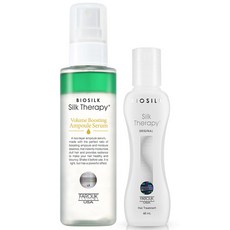 BIOSILK Silk Therapy 絲洛比 護髮精華 60ml+豐盈護髮精華 125ml組, 1套