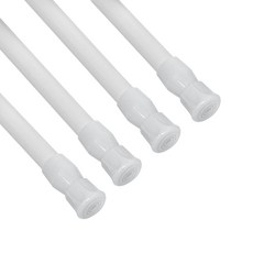 CASAMARU 13mm 多用途伸縮桿 4入, 白色