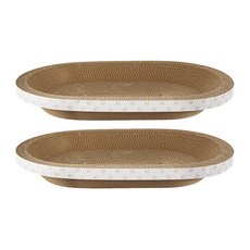 코멧 고양이 B골 타원형 스크래쳐, 2개 2개