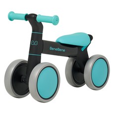BeneBene 幼兒霓虹平衡靜音滑步車 嚕嚕車, 藍色, 1個