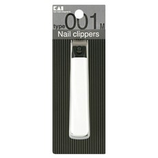 KAI 貝印 type001系列 指甲剪 彎口 KE-0122 M, 白色, 1件