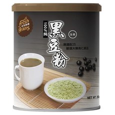 長青穀典 100%純黑豆粉 嚴選青仁黑豆 無糖配方 全素, 250g, 1罐