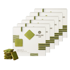 OSULLOC 特濃綠茶夾心法式脆餅, 100g, 6盒
