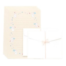 Hello Morris Bebe 信紙組, 白色(信封), 5套