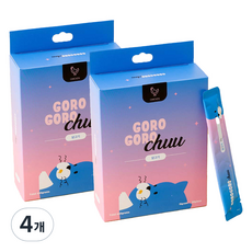 gorogoro 고양이 츄 간식, 닭고기맛, 450g, 4개