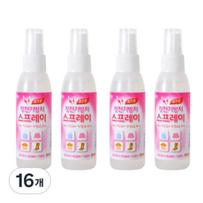 리빙굿 정전기방지 스프레이 본품, 60ml, 16개