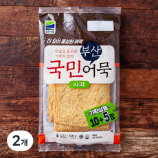 국민 부산 어묵 15장, 600g, 2개
