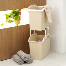 lifist 智慧洗衣籃 2入, 米色