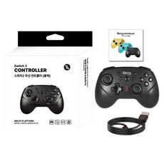 테크라인 스위치 무선 컨트롤러, 블랙, 1개