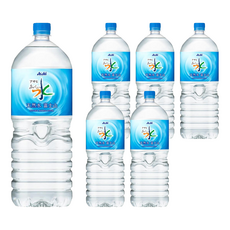 Asahi 朝日 富士山礦泉水, 6瓶, 2L