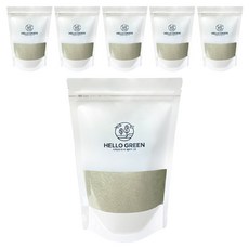 헬로우그린 국산 다시마 가루 팩, 500g, 6개