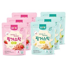 ALVINS 愛彬思 手指棒餅乾2款組 20g, 3組, 草莓口味+起司口味, 120g