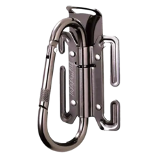 DOGYU 土牛 可移動式登山扣高空安全掛勾系列 FM-52/02194, 黑鐵材質, 200克重, 單色, 200g, 1個