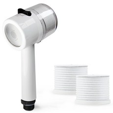 듀벨 쿡필 화이트 핸디형 + 쿡필 카본 리필필터 2p 세트, 1세트