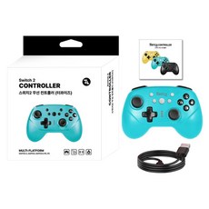 테크라인 스위치 무선 컨트롤러 터콰이즈, PG-NX1056, 1개