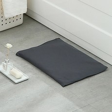 可水洗柔軟吸水珪藻土粉 2代 脚踏墊+外層套 2件組