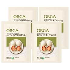 올가홀푸드 유기농 생 찹쌀가루, 350g, 4개
