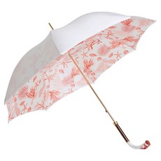 PASOTTI 女性奢華雙層布紅色海星手動傘 WX691K93