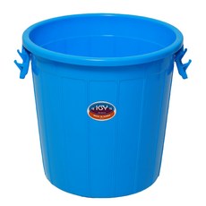 KSY 多用途塑膠圓形萬用容器 35L B-211, 藍色