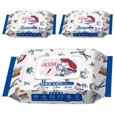 TOY STORY 玩具總動員 廚房去汙濕紙巾 掀蓋式, 3包