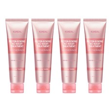 KUNDAL 昆黛爾 蛋白質受損護免洗理髮膜 依蘭花香, 4個, 130ml