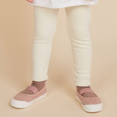 BAOBAB NAMU 童款素色天鵝絨羅紋內搭長褲