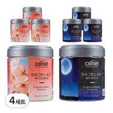 comet 香氛珠車用芳香劑 180g x 2p, 藍月光 + 四月花, 4個