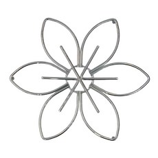 DAY&DAY 日日家居 花型隔熱墊 304不鏽鋼材質, 銀色, 1個