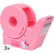 buyhearts HELLO KITTY Airfix 膠帶台, 3個, 深粉色
