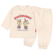 Milk Baby 幼兒Swimmer小丑熊上下裝套裝