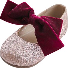 BabyZZam 女童可愛蝴蝶結平底鞋